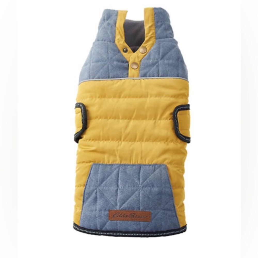 Eddie Bauer PET High Rock Padded Yoke Coat, Dijon EUC Size M